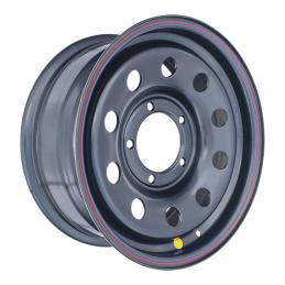 Off-Road Wheels Диск усиленный УАЗ стальной черный 7x16 PCD5x139.7 ET25 Dia110 Черный